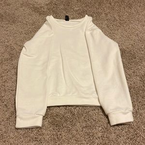 Cream long sleeve sweater